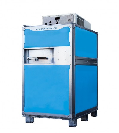 Contenedor Isotermo Frío isopalet 800L para productos frescos congelados